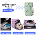 Travel Bagpack Women Travel Backpack Waterproof Duffel Bag Travel Beg Galas Belakang Perempuan Travel Beg Sandang BP0088 - Image 9